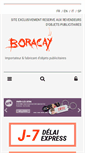 Mobile Screenshot of boracay.fr